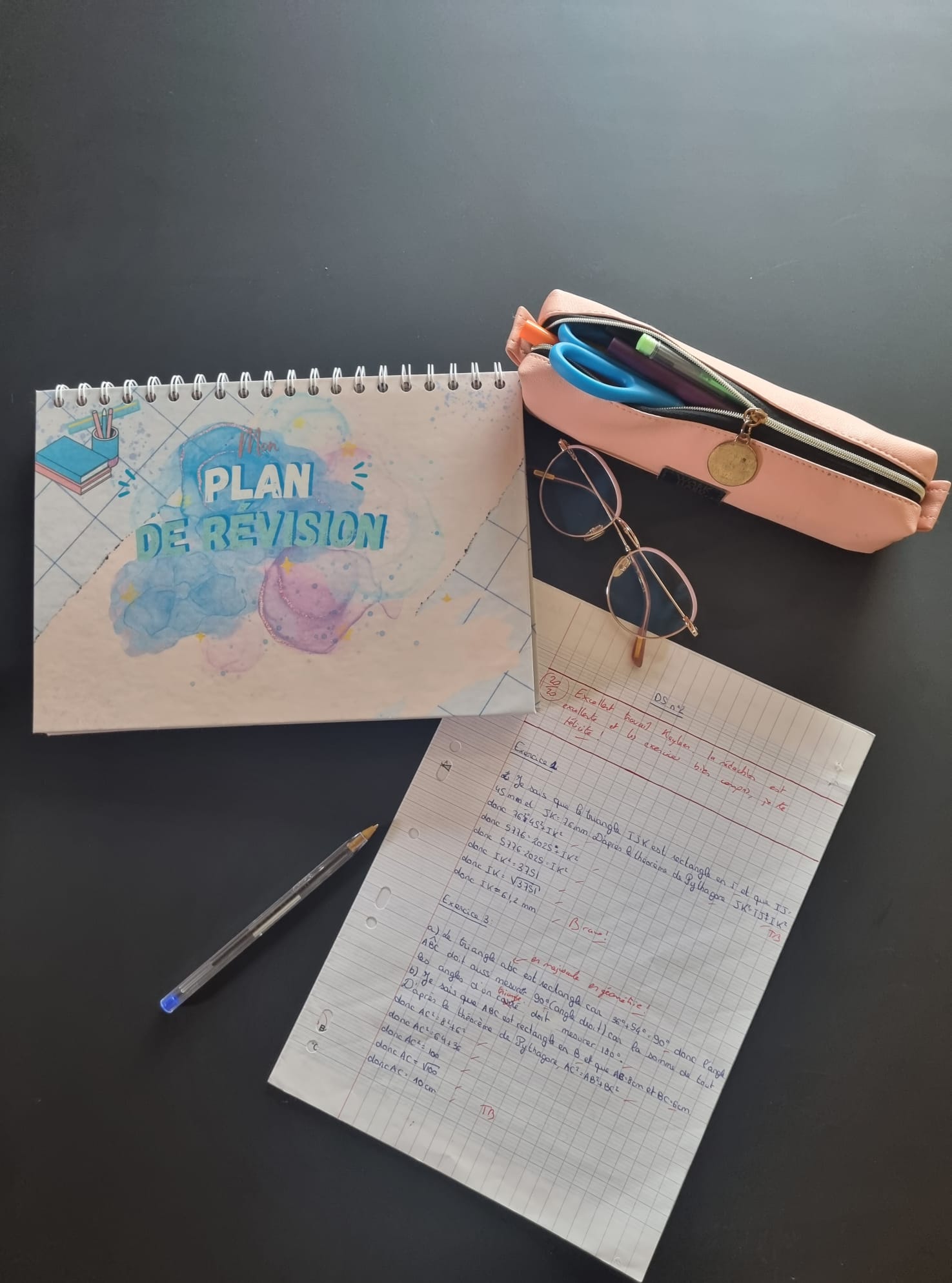 Carnet "Mon plan de révision"