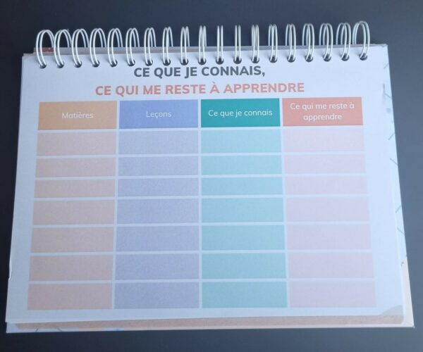 Carnet "Mon plan de révision" – Image 7