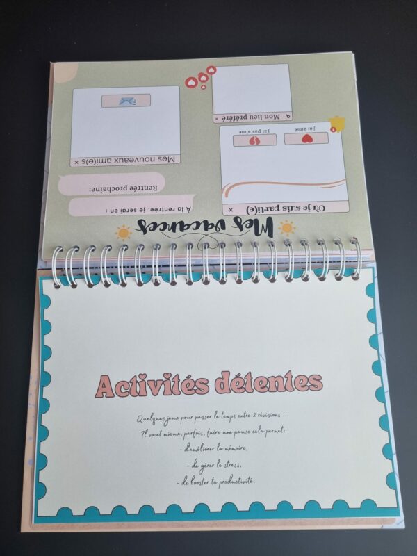 Carnet "Mon plan de révision" – Image 5