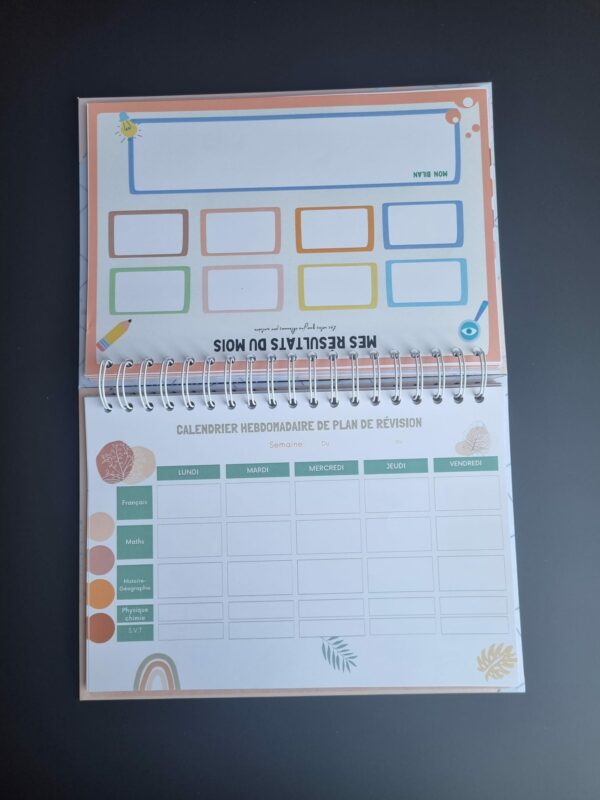 Carnet "Mon plan de révision" – Image 3